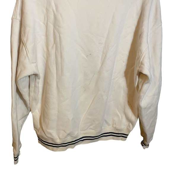 Abercrombie & Fitch Sweatshirt Soft Fleece White Oversized Size S - Picture 3 of 16